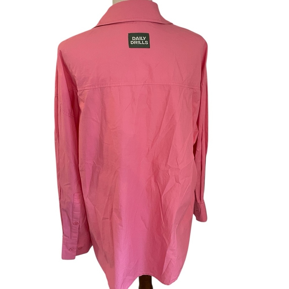DAILY DRILLS Poplin Cotton Button Down Shirt and Boxer Shorts Set - Picture 6 of 14